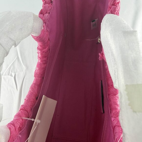 Rare Kate Spade New York Watermelon Picnic Perfect Woven Small Tote - Picture 2 of 3